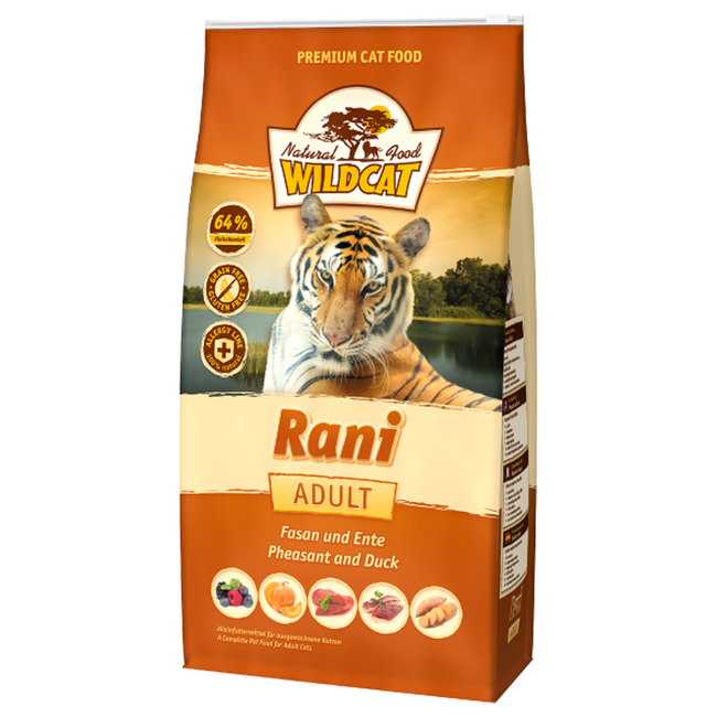 Bild von Katzentrockenfutter 'Rani' Adult Fasan und Ente 3000 g