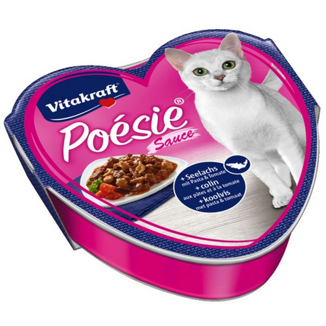 Bild von Katzennassfutter 'Poésie' Seelachs und Tomate 85 g