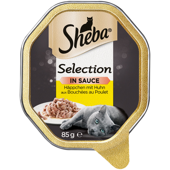 Bild von Katzennassfutter 'Selection' Adult, Häppchen mit Huhn, 85 g