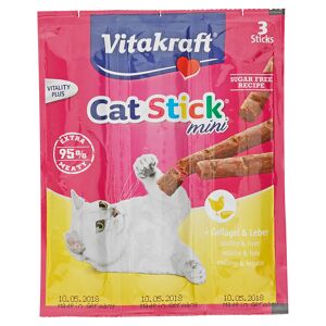 Katzensnack "Cat Stick mini" Geflügel/Leber 3 Stück
