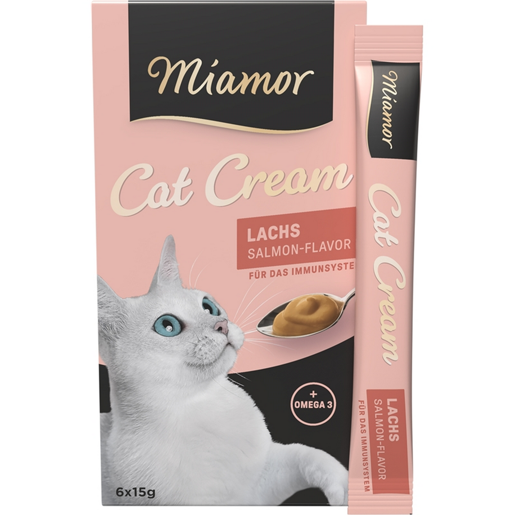 Katzenfutter 'Cat Cream' Lachs 6 x 15 g