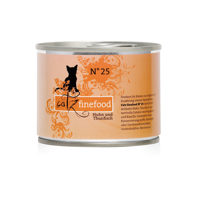 Bild von Katzennassfutter 'No. 25' Adult, mit Huhn und Thunfisch, 200 g