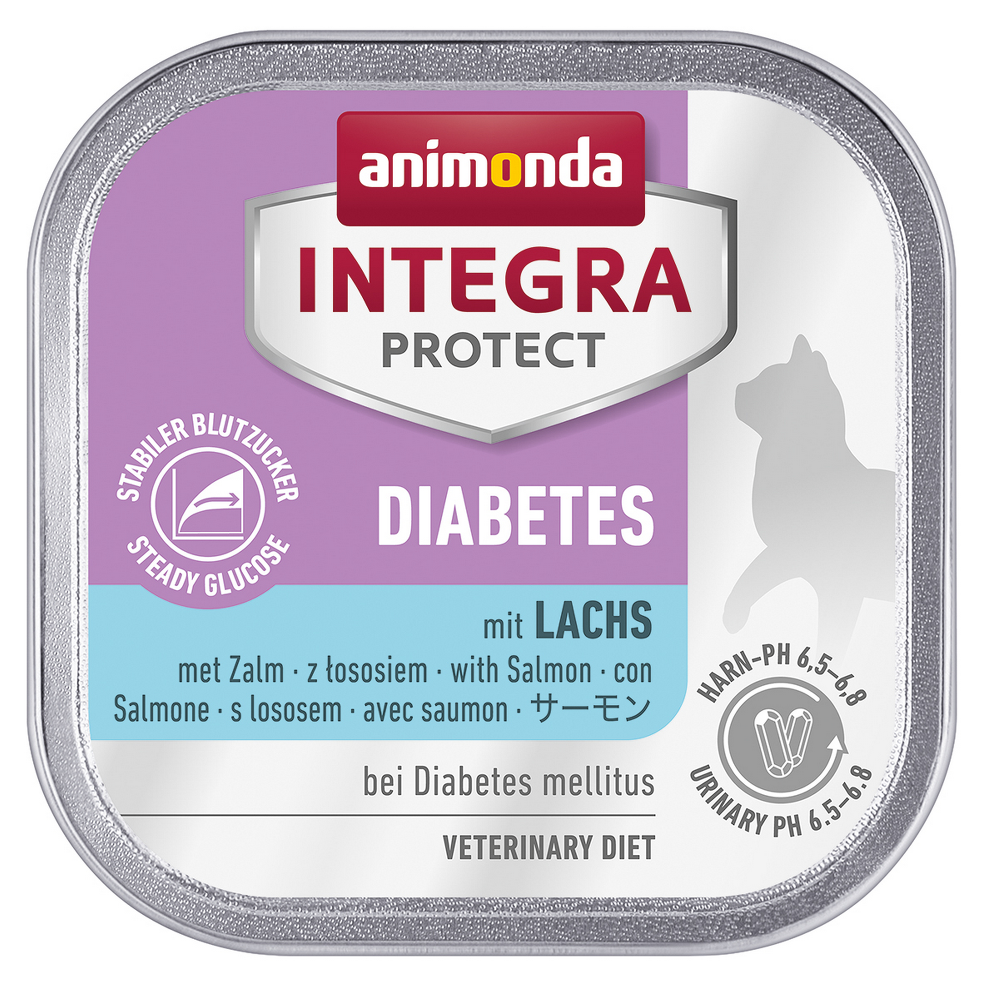 Katzenfutter 'Integra Protect' Integra Diabetes Lachs 100 g