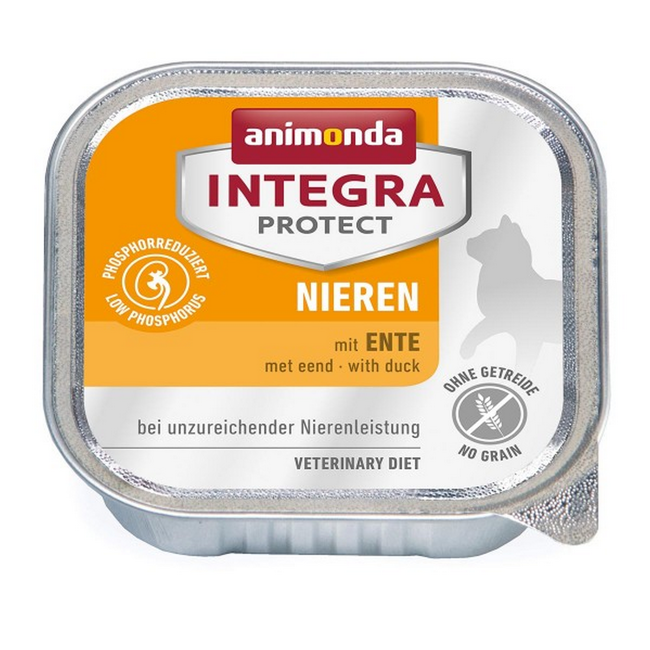 Bild von Katzennassfutter 'Integra Protect' Nieren mit Ente 100 g