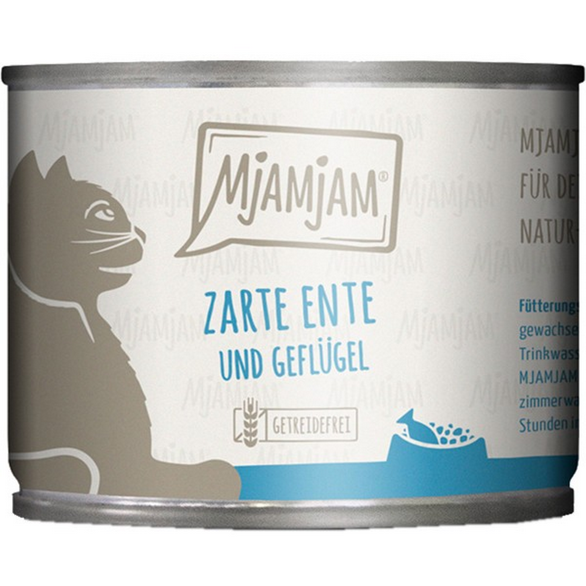Katzennassfutter zarte Ente&Geflügel an leckeren Möhrchen 200 g + product picture