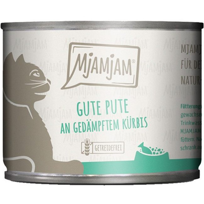 Bild von Katzennassfutter gute Pute an gedämpftem Kürbis 200 g
