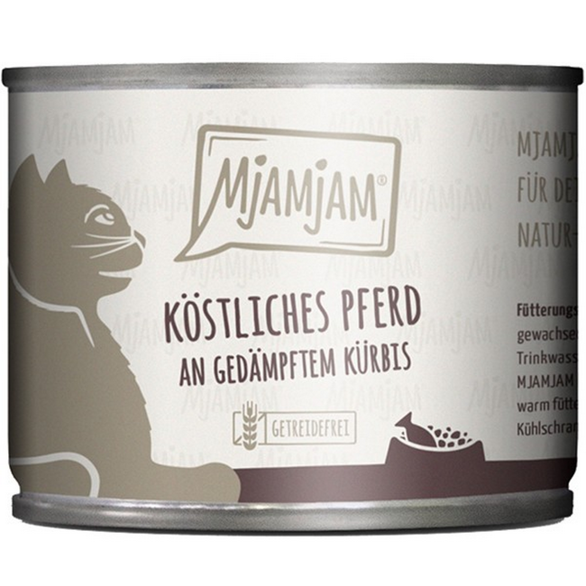 Bild von Katzennassfutter köstliches Pferd an gedämpftem Kürbis 200 g