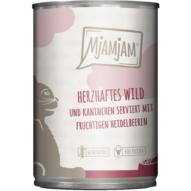 Bild von Katzennassfutter Wild & Kaninchen an fruchtigen Heidelbeeren 400 g