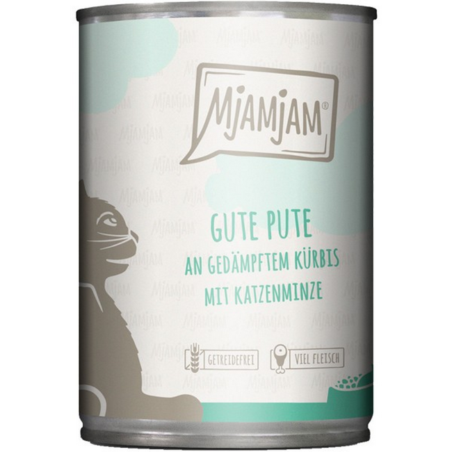 Bild von Katzennassfutter gute Pute an gedämpftem Kürbis 400 g