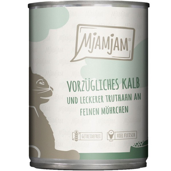 Bild von Katzennassfutter vorzügliches Kalb&Truthahn an leckeren Möhrchen 400 g