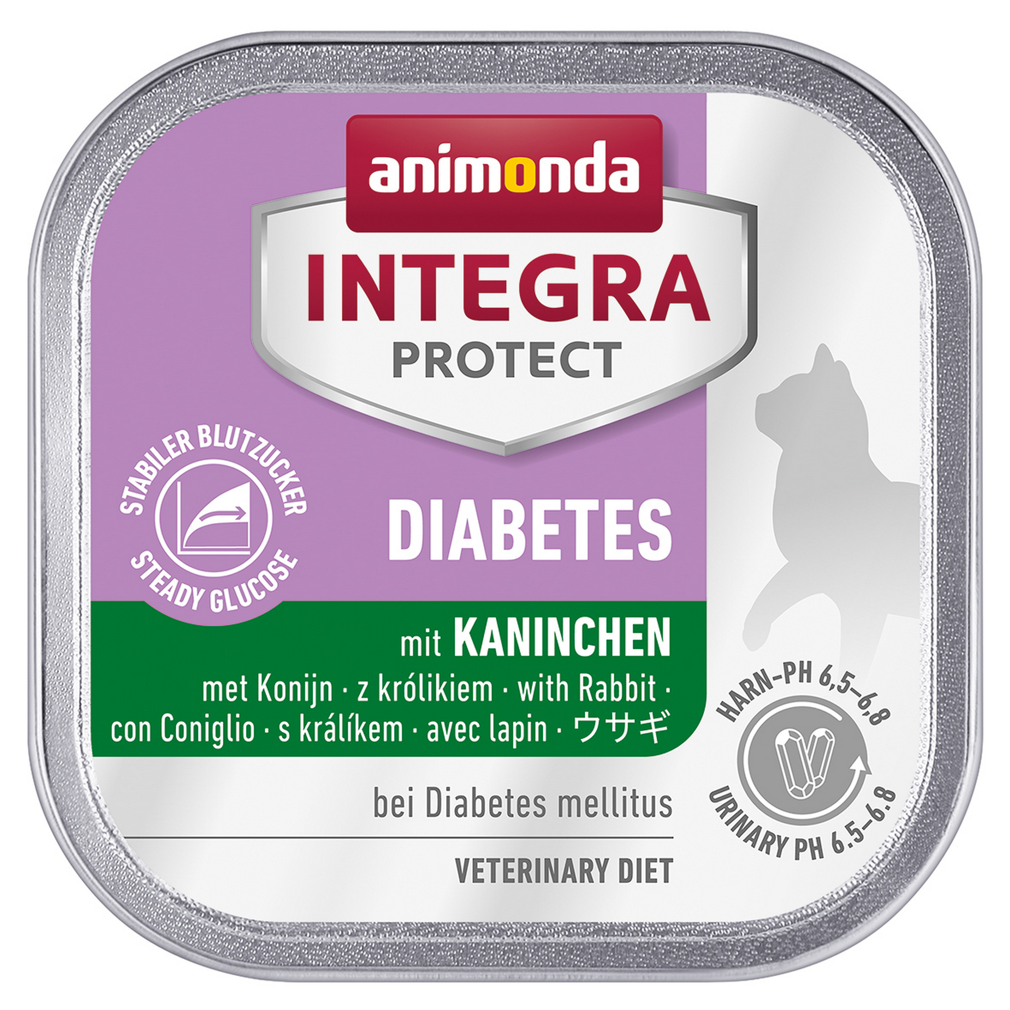 Katzenfutter 'Integra Protect' Integra Diabetes Kaminlachs 100 g