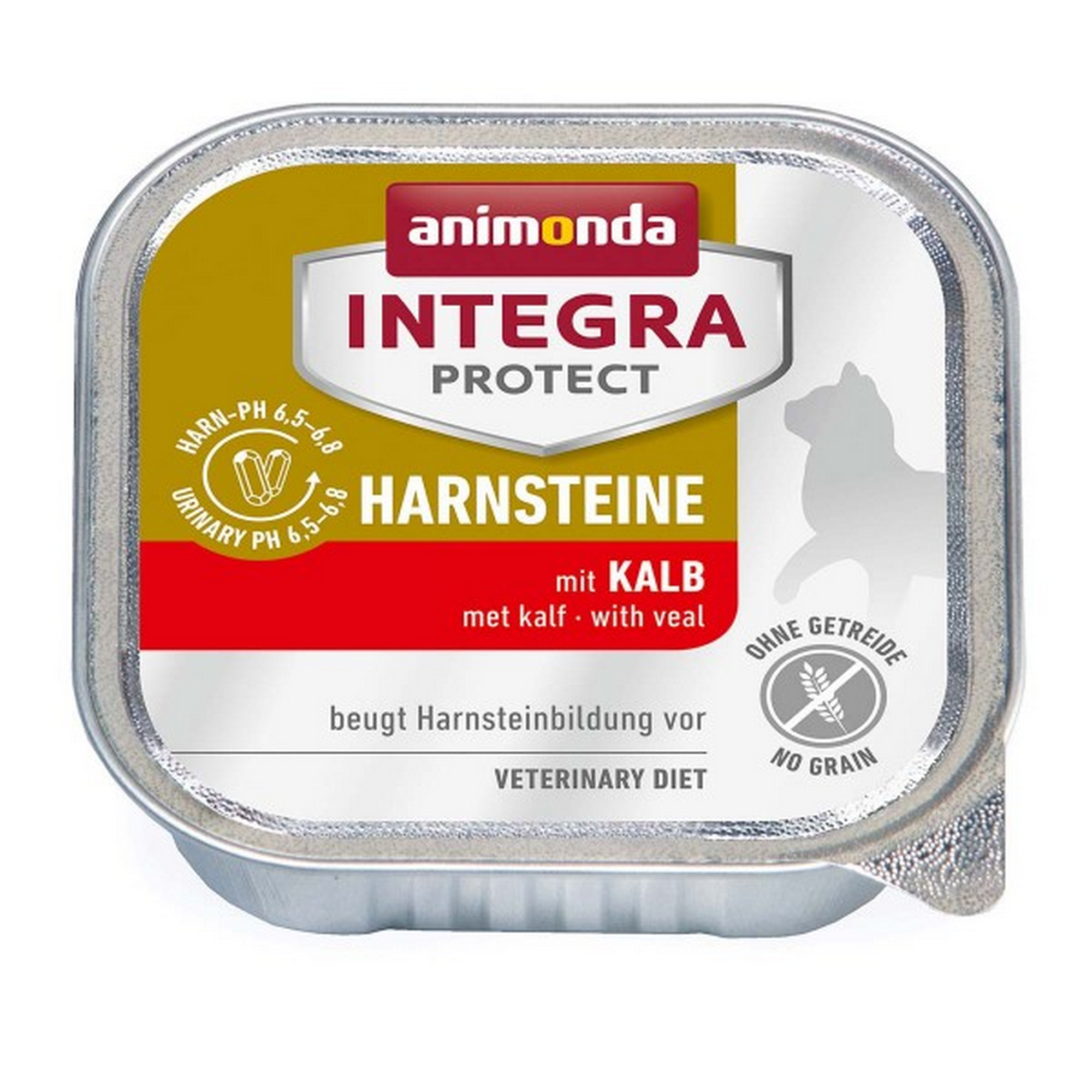 Katzennassfutter 'Integra Protect' Harnsteine mit Kalb 100 g + product picture