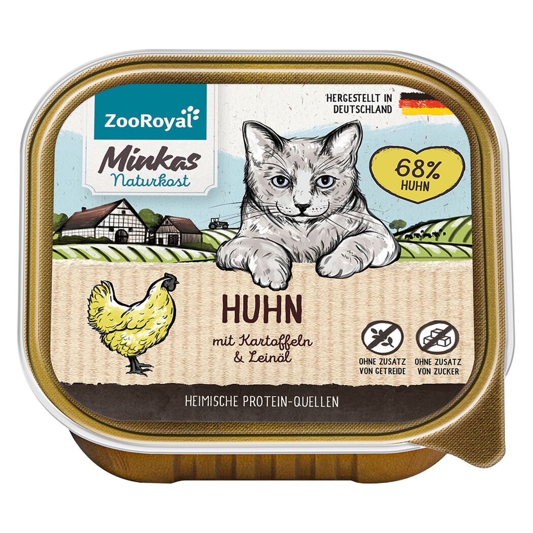Katzensnack 'Minkas Huhn & Kartoffeln' 100 g