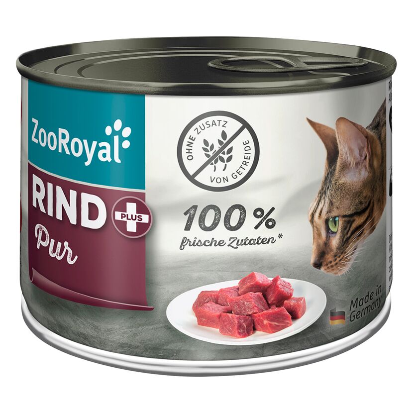 Katzensnack 'Rind PLUS pur Katze' 200 g