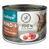 Katzennassfutter 'Rind + Huhn  &  Entenherzen' 200 g