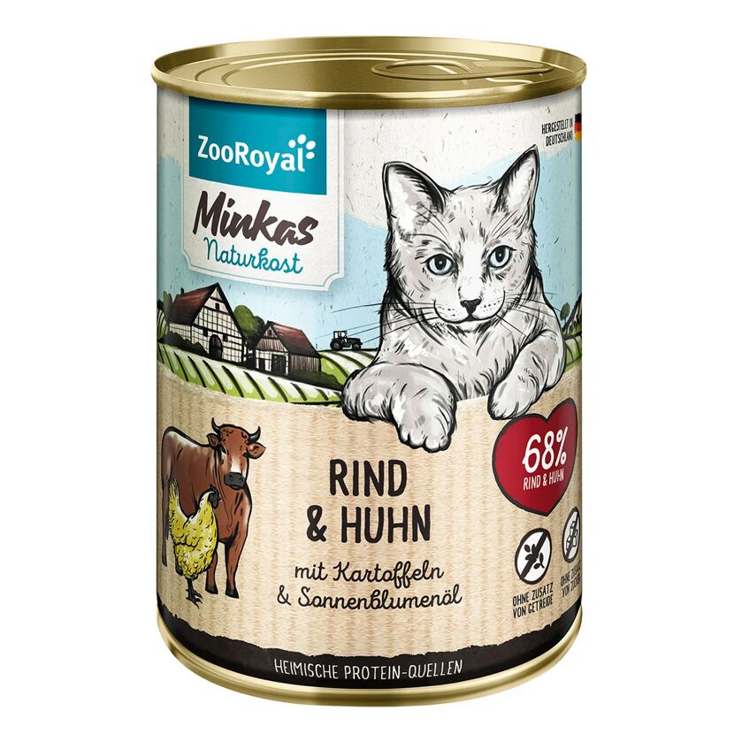 Rind und Huhn mit Kartoffeln 400 g