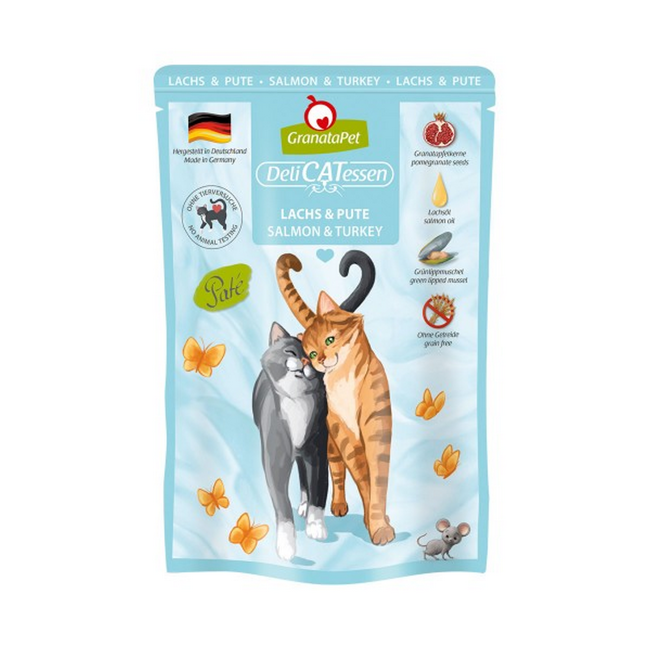 Bild von Katzennassfutter 'DeliCatessen' Lachs & Pute 85 g