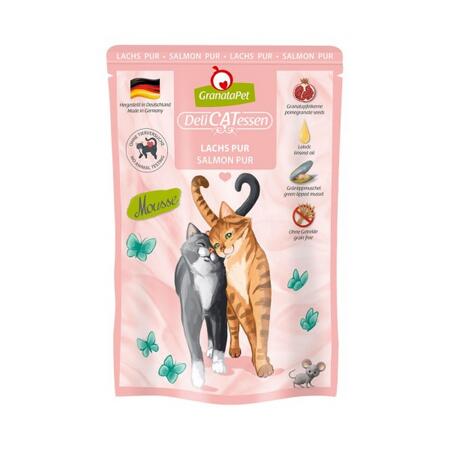 2. Bild von Katzennassfutter 'DeliCatessen' Lachs pur 80 g