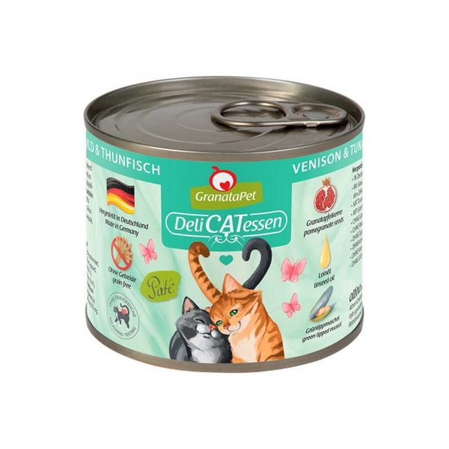 Bild von Katzennassfutter 'DeliCatessen' Wild & Thunfisch 200 g