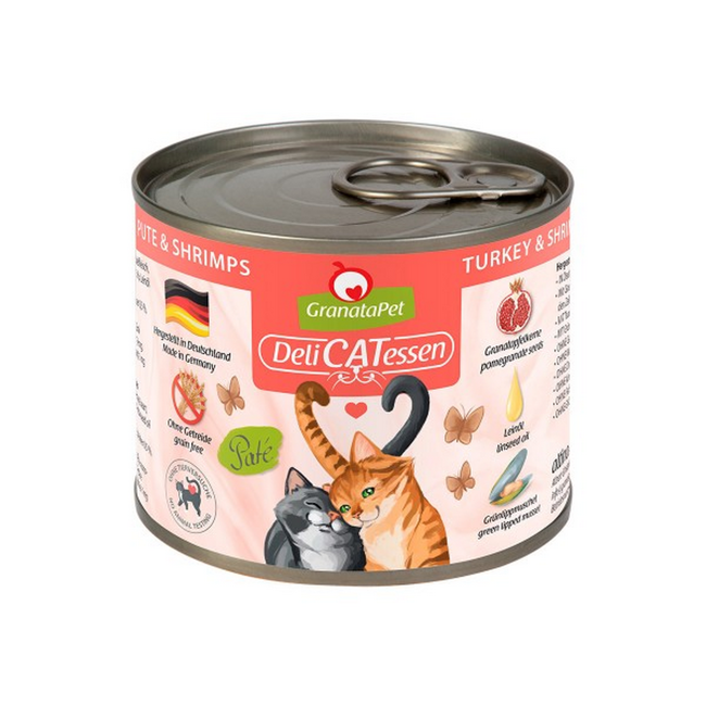 Bild von Katzennassfutter 'DeliCatessen' Pute & Shrimps 200 g