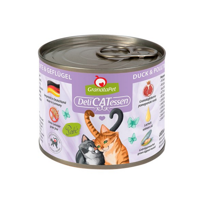 Bild von Katzennassfutter 'DeliCatessen' Ente & Geflügel 200 g