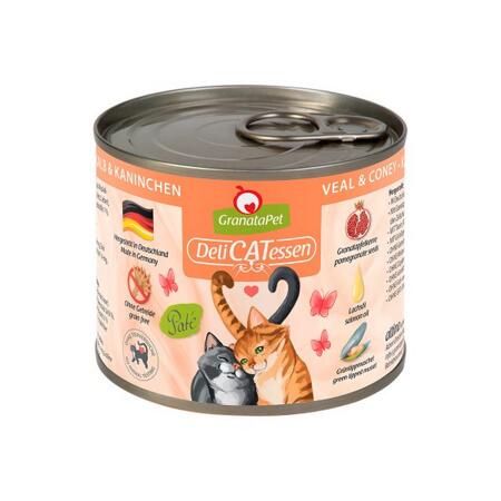 2. Bild von Katzennassfutter 'DeliCatessen' Kalb & Kaninchen 200 g