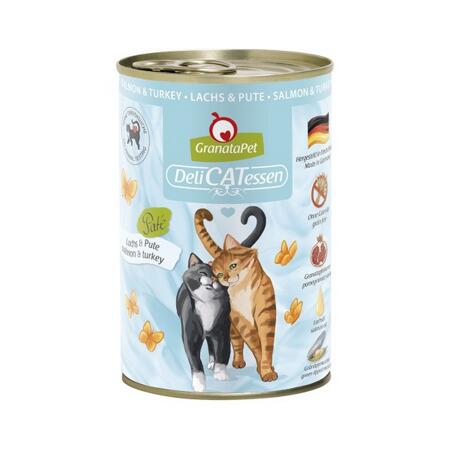 2. Bild von Katzennassfutter 'DeliCatessen' Lachs & Pute 400 g