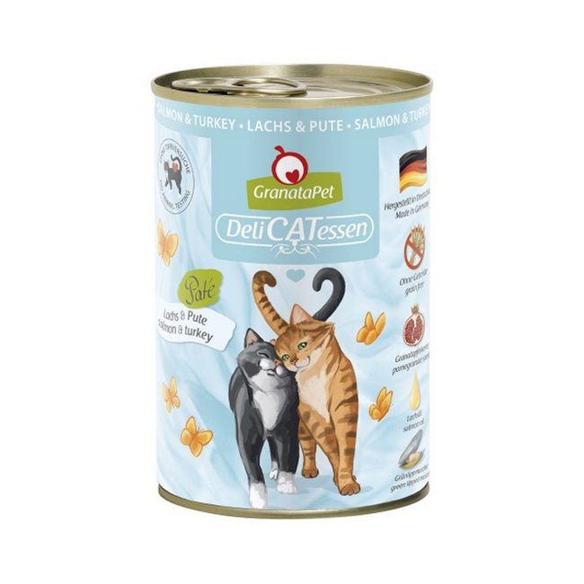 Bild von Katzennassfutter 'DeliCatessen' Lachs & Pute 400 g