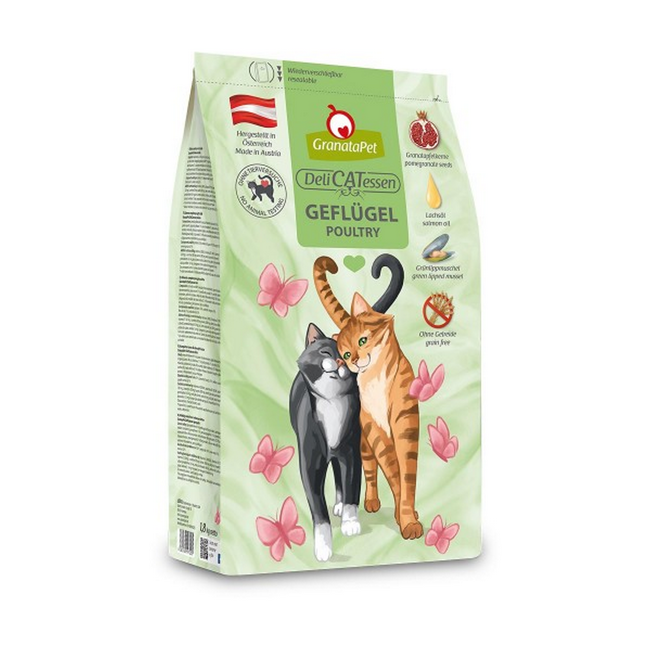 Bild von Katzentrockenfutter 'DeliCatessen' Adult Geflügel 1,8 kg