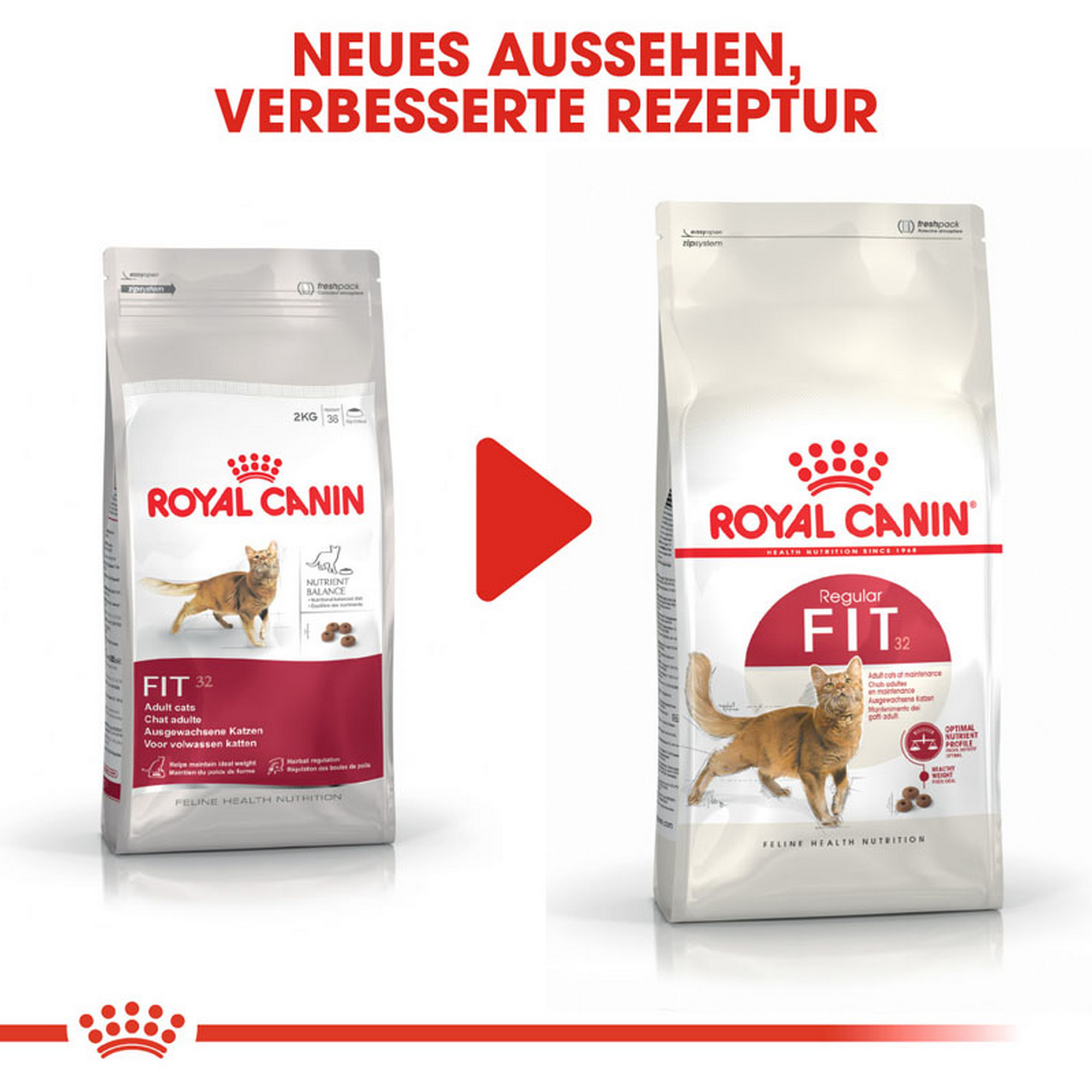 Katzentrockenfutter 'Fit Adult' 10 kg
