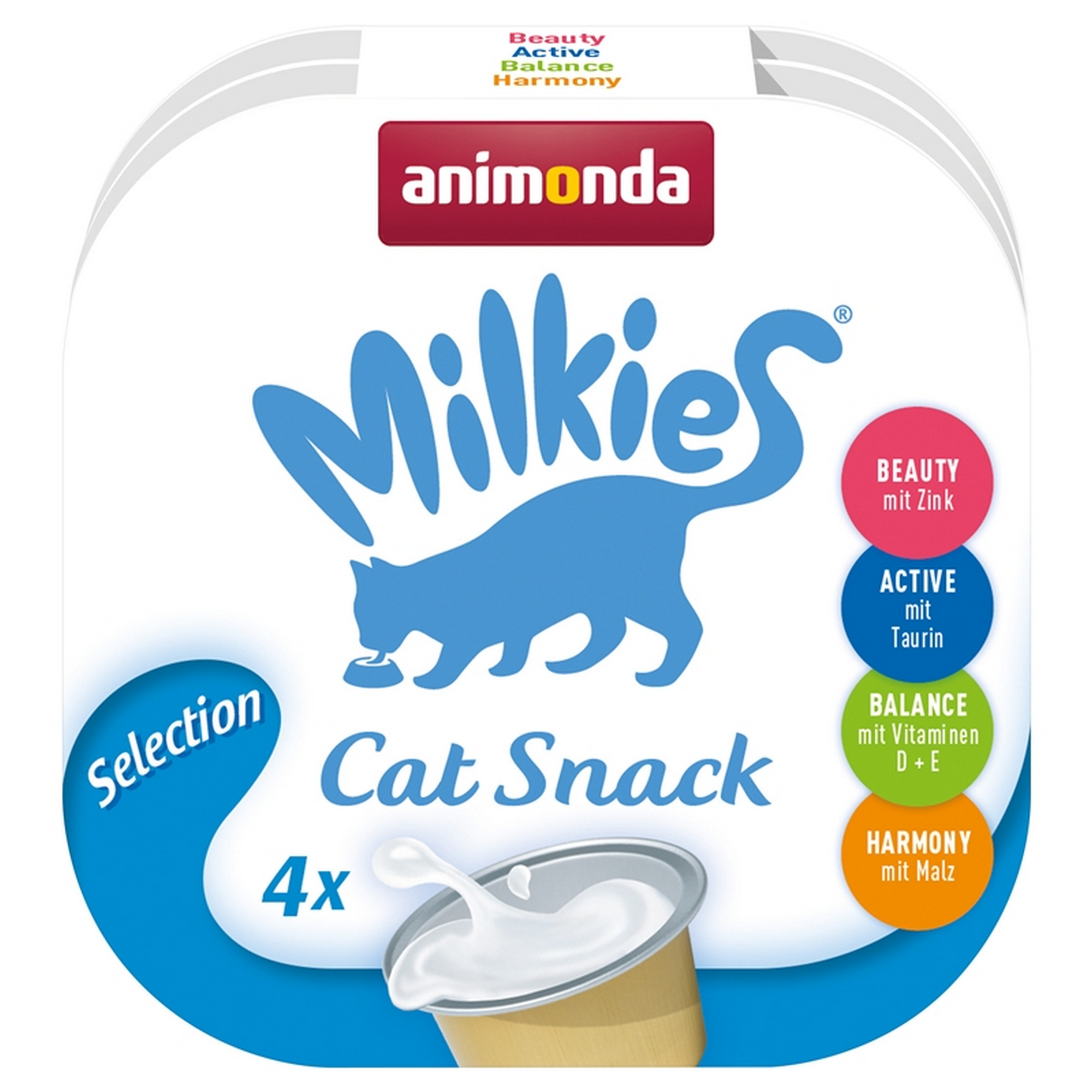Katzenfutter 'Milkies' Selection 4 x 15 g