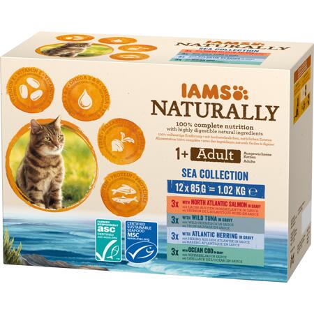 2. Bild von Katzennassfutter 'Naturally' See-Mix 12 x 85 g