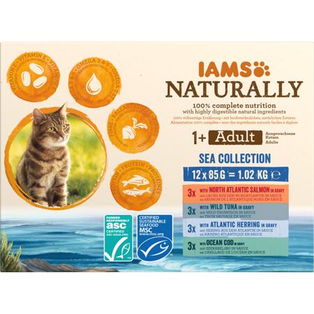 3. Bild von Katzennassfutter 'Naturally' See-Mix 12 x 85 g