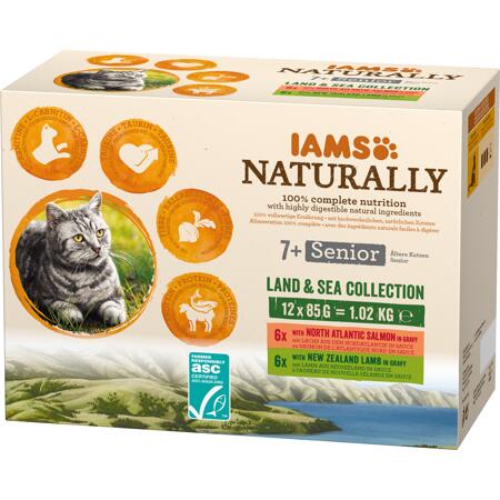 3. Bild von Katzennassfutter 'Naturally' Senior-Mix 12 x 85 g