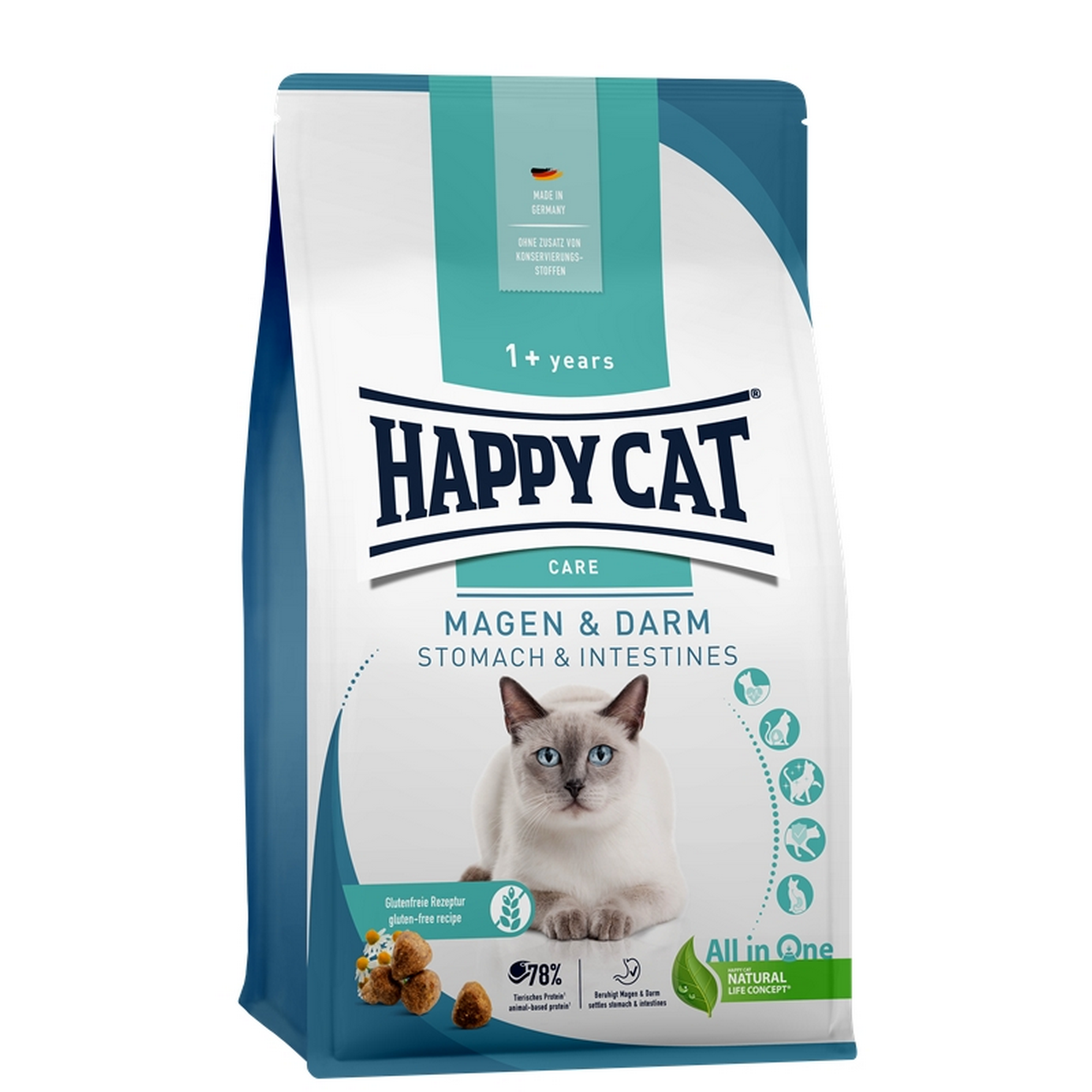Katzenfutter 'Care' Sensitive Magen Darm 1,3 kg