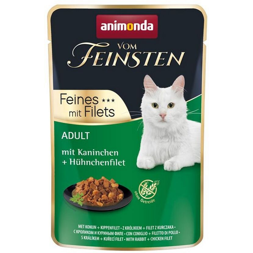 Katzenfutter 'vom Feinsten' Adult Kaninchen 85 g