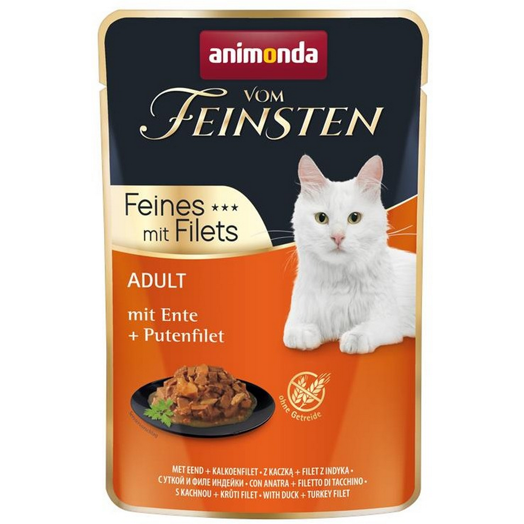 Katzenfutter 'vom Feinsten' Adult Ente & Pute 85 g