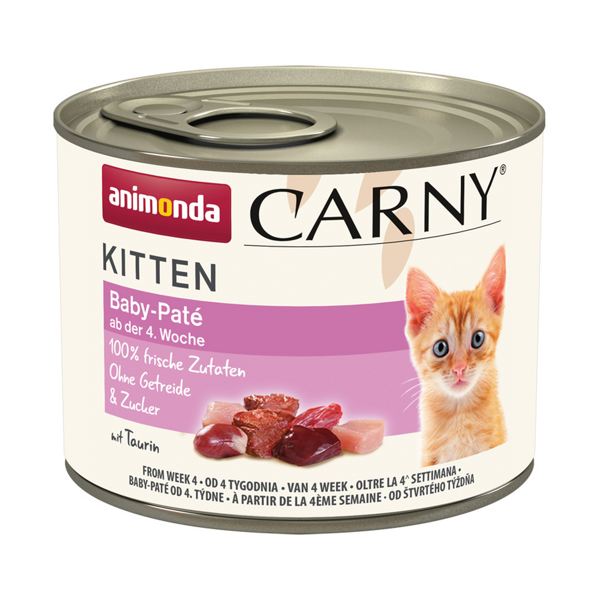 Katzenfutter 'Carny' Kitten Pate 200 g