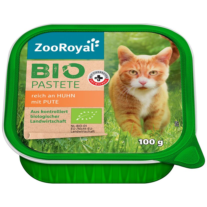 Bio Pastete reich an Huhn mit Pute 100 g