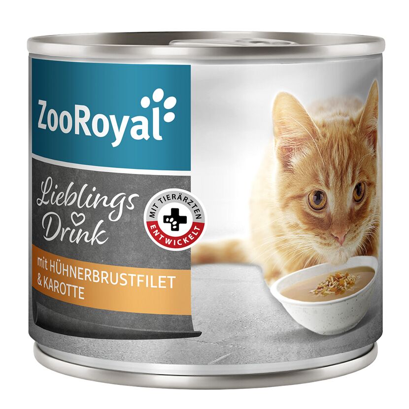 Katzennassfutter 'Lieblingsdrink mit Hühnerbrustfilet' 140 g