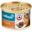 Katzennassfutter 'Mousse mit Geflügelherzen' 85 g
