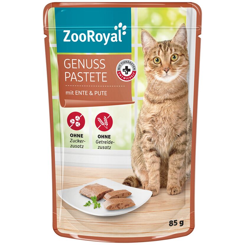 Katzensnack 'Genuss Pastete Ente  &  Pute' 85 g