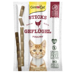 Sticks mit Geflügel und Leber für Katzen 4er-Pack