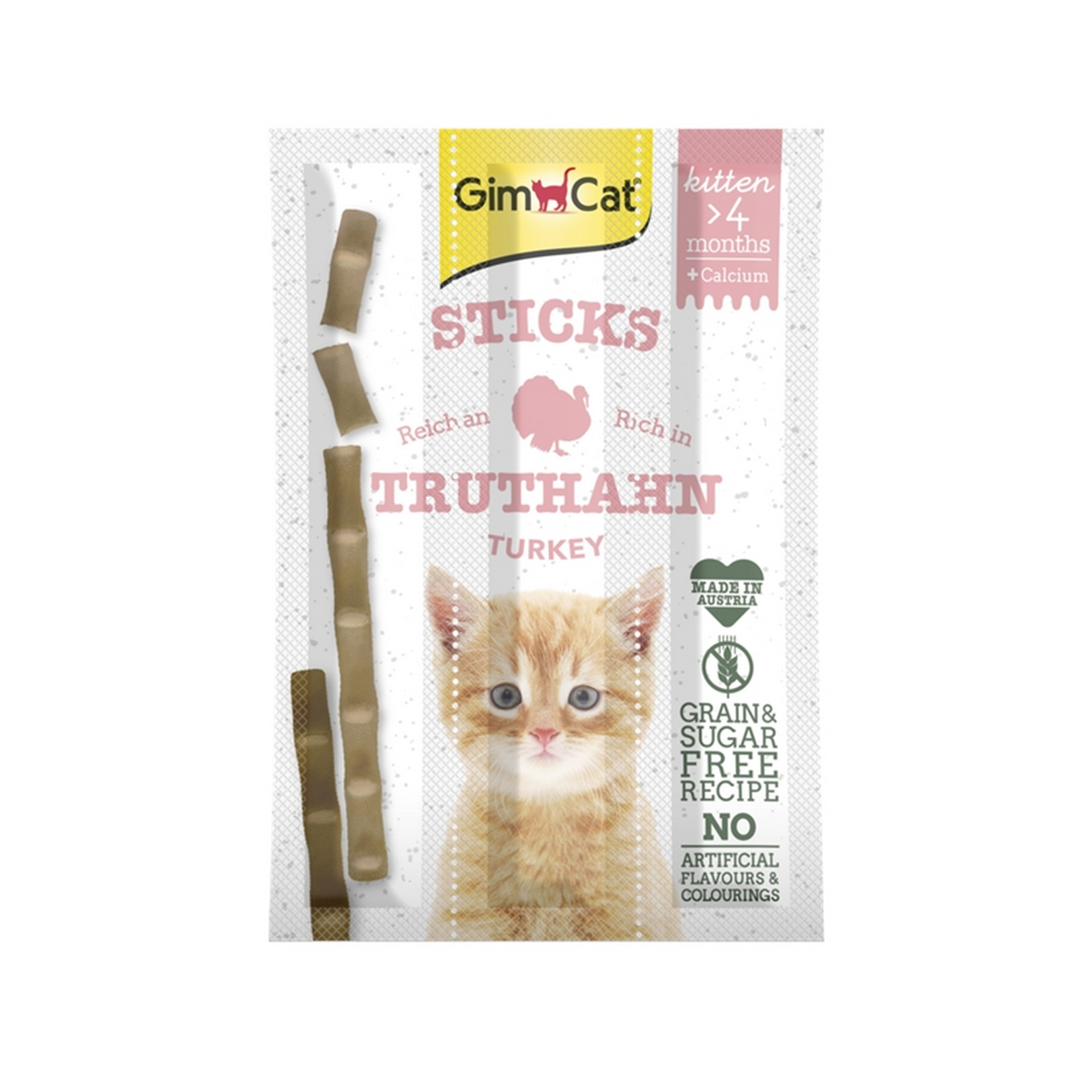 Sticks mit Truthahn für Kitten 3er-Pack
