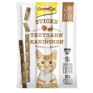 Sticks mit Truthahn und Kaninchen für Katzen 4er-Pack