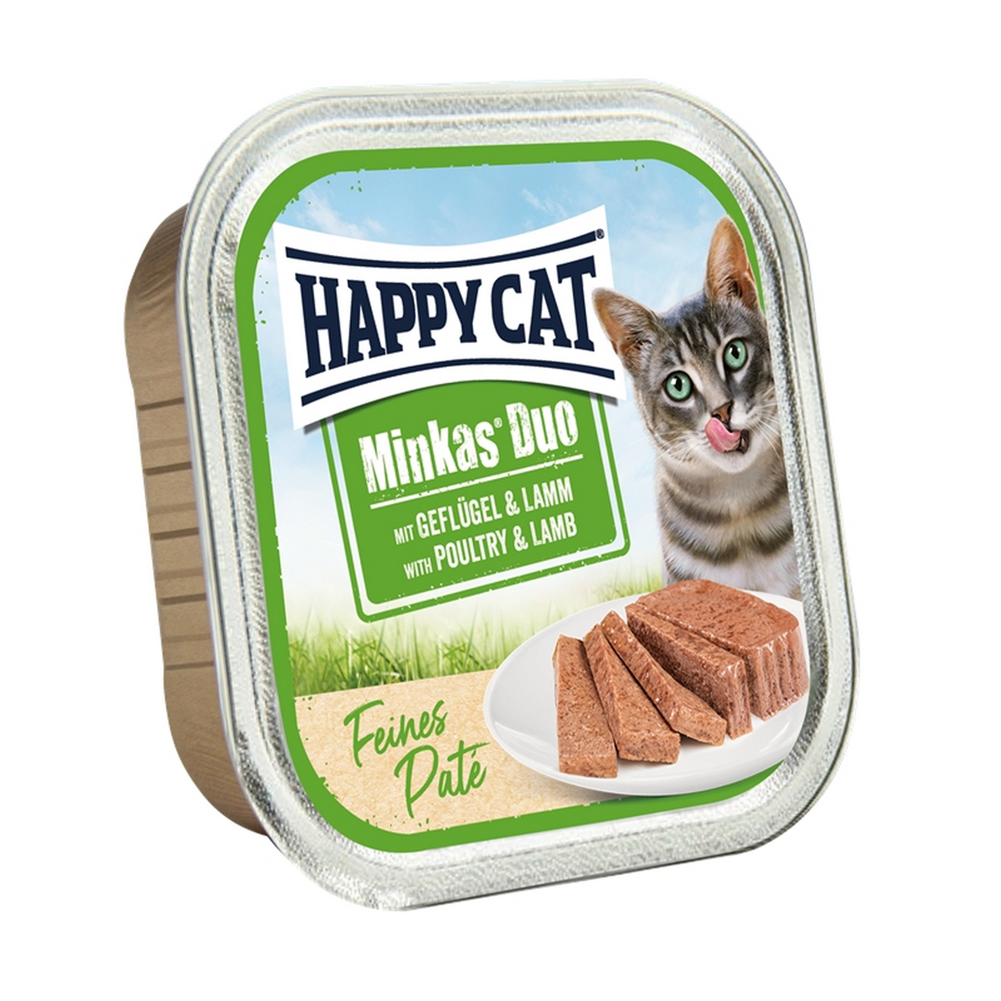 Katzenfutter 'Minkas' Geflügel Lamm 100 g