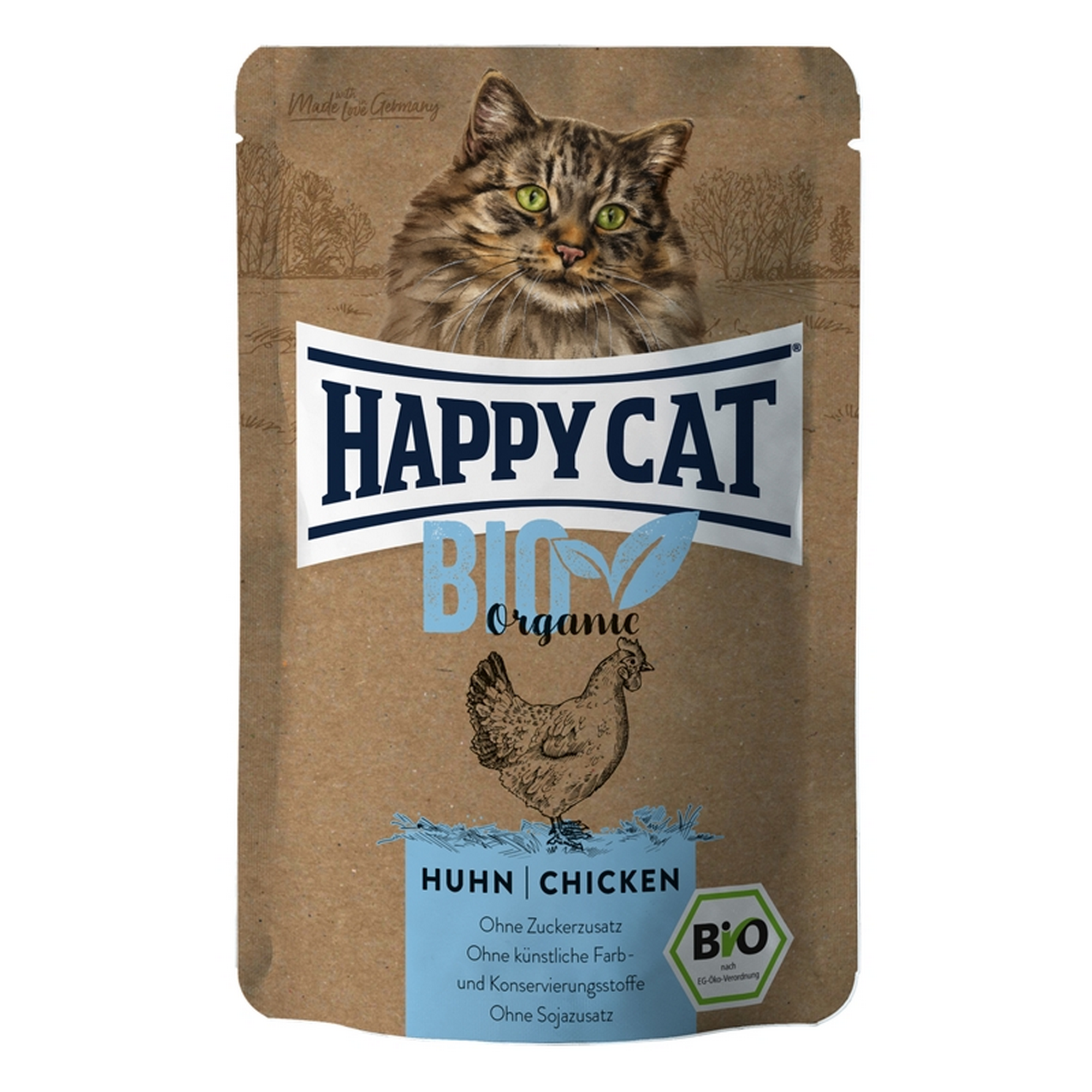 Katzenfutter 'Bio' Huhn 85 g