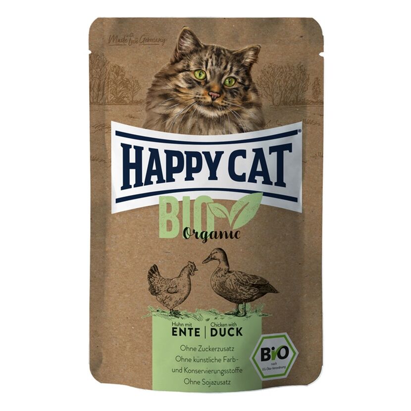 Katzenfutter 'Bio' Huhn Ente 85 g