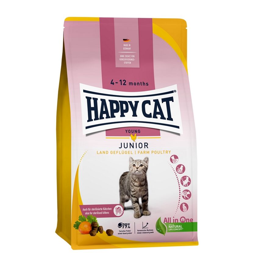 Katzenfutter 'Youn g' Junior Geflügel 4 kg