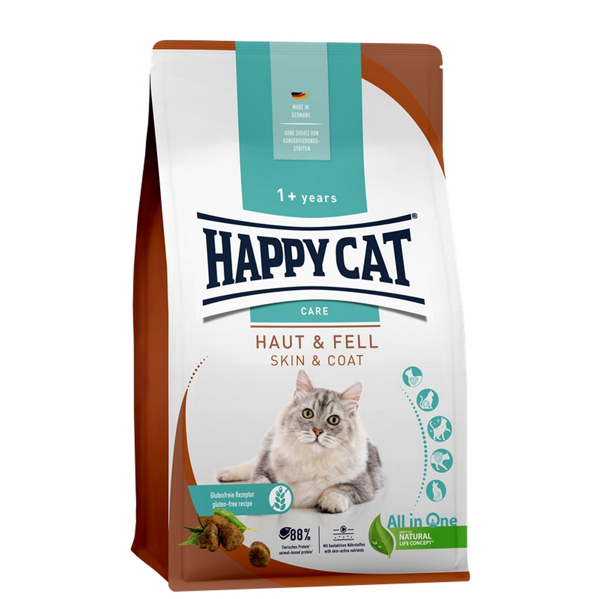 Katzenfutter 'Care' Sensitive Haut & Fell 300 g